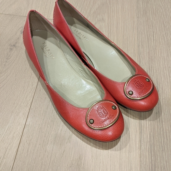 Talbots red leather ballet flats - Picture 12 of 12
